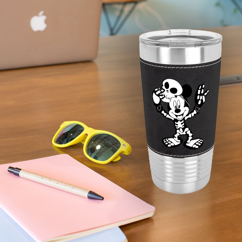 Micky Skull Leatherette Tumbler by DRIDI | Artistshot