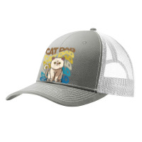 Retro Vintage Funny Cat Exotic Shorthair Cat Dad Daddy T Shirt Pa Trucker Cap | Artistshot