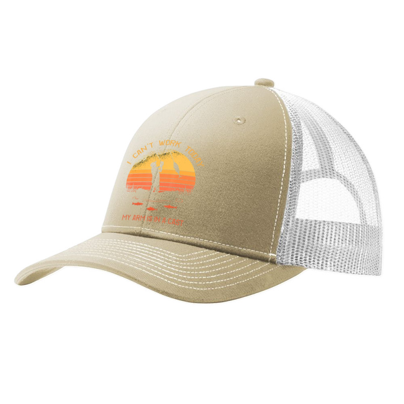 Fisherman, I Can't Work Today My Arm In A Cast Fishing Pa Trucker Cap | Artistshot