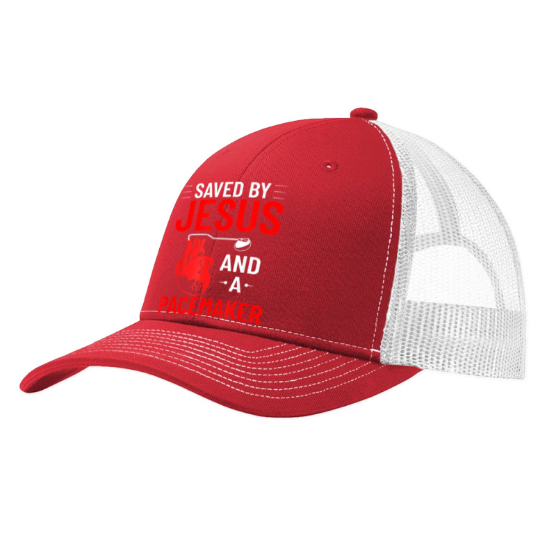 Saved By Jesus And A Pacemaker Heart Disease Awareness Pa Trucker Cap | Artistshot