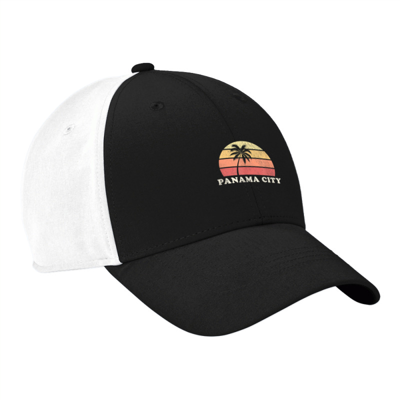 Panama City Beach Fl Vintage 70s Retro Throwback Design Nike Dri-FIT Cap by ElsieLynne | Artistshot