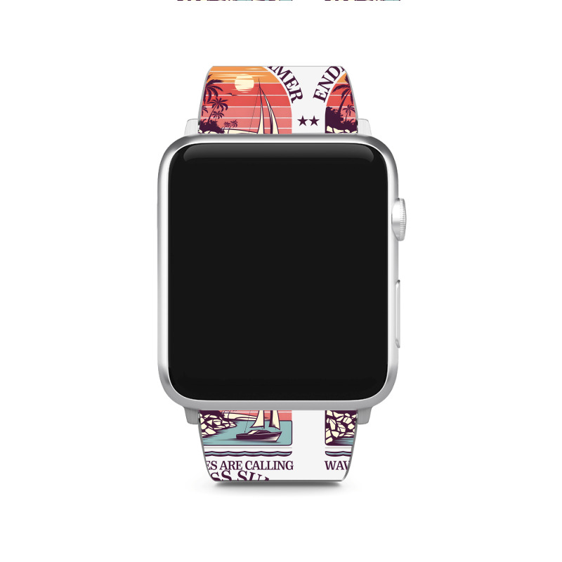 Waves Are Calling 1 Apple Watch Band by ArtMikailah | Artistshot