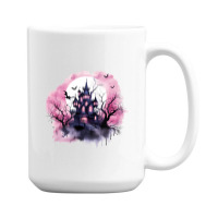 Pink Halloween Day 15 Oz Coffee Mug | Artistshot