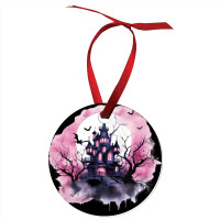 Pink Halloween Day Ornament | Artistshot