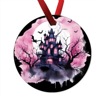 Pink Halloween Day Ornament | Artistshot