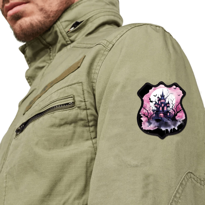 Pink Halloween Day Shield Patch by risedesignid | Artistshot