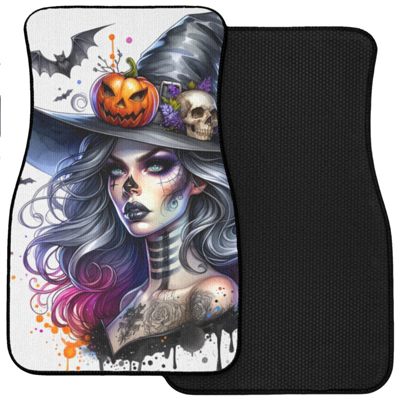 Witch Halloween Day Front Car Mat by risedesignid | Artistshot