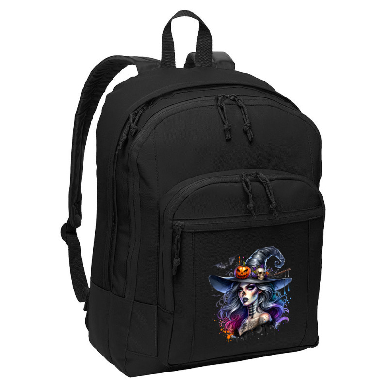 Witch Halloween Day Basic Backpack by risedesignid | Artistshot