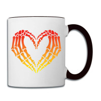 Funny Skeleton Heart Halloween Love Coffee Mug | Artistshot