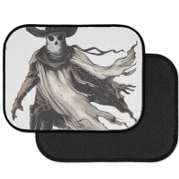 Halloween Day - Cow Boy Funny Skull Rear Car Mat | Artistshot