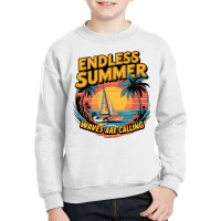 Waves Are Calling 3 Youth Sweatshirt | Artistshot