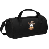 Cowboy Funny Pumpkin -halloween Day Duffel Bag | Artistshot