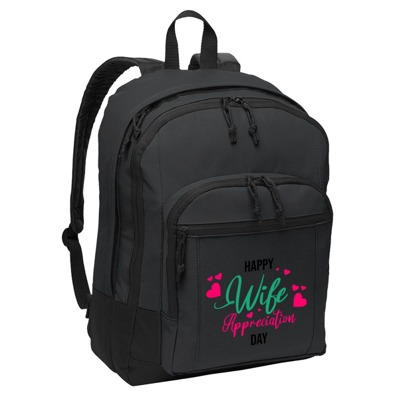 Wife Appreciation Day Basic Backpack by MV. DESIGN ART | Artistshot