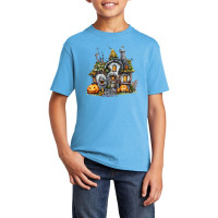 Pumpkin House Scary - Halloween Day Basic Youth T-shirt | Artistshot