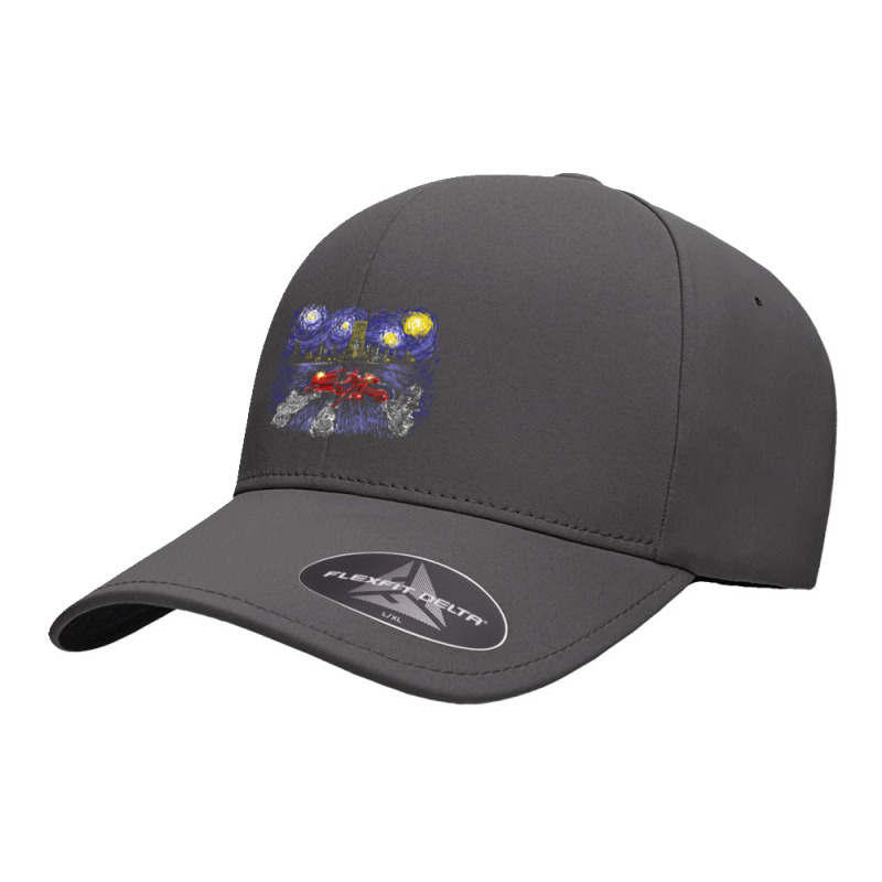 Starry Neo Tokyo Seamless Cap by laughingtuy | Artistshot