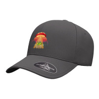 Psychedelic Mushroom Shroom Alien Abduction Trippy Alien Seamless Cap | Artistshot