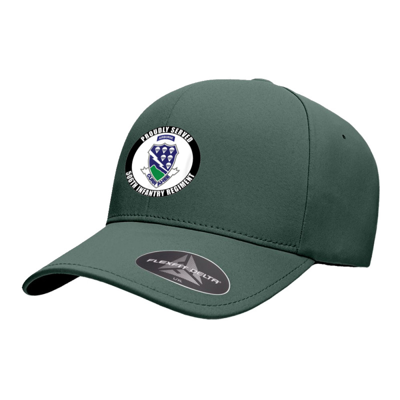 Proudly Served 506th Infantry Regiment Airborne Army Veteran Seamless Cap by cm-arts | Artistshot