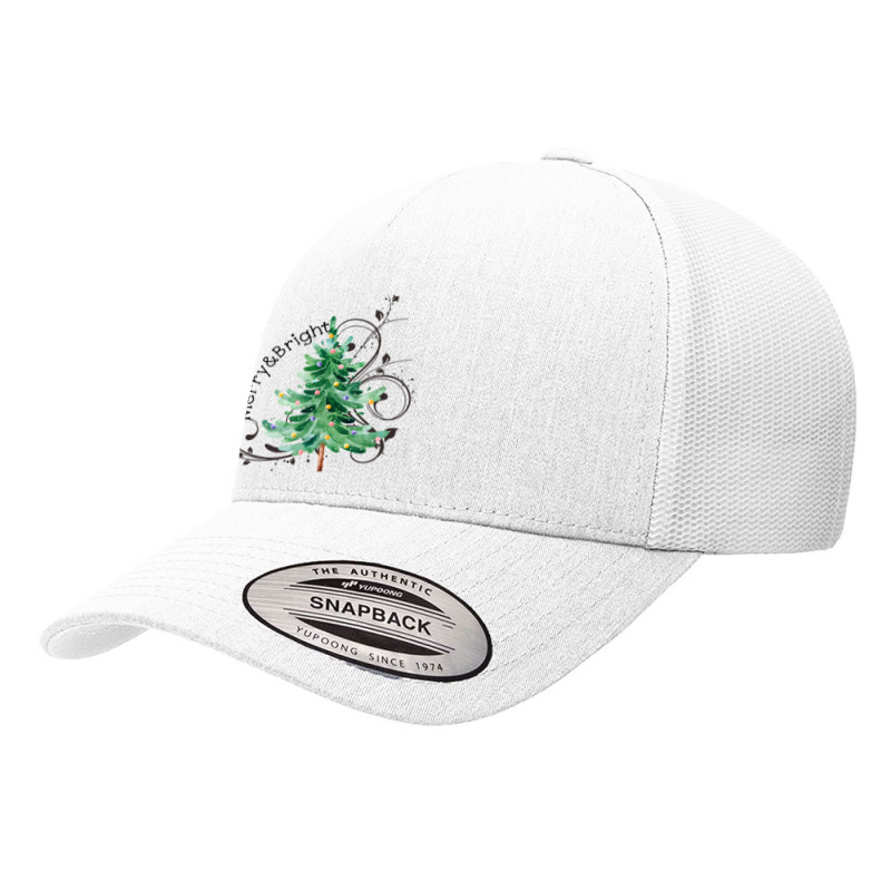 Christmas Tree Merry And Bright Womens Christmas Tee Women Yupoong Trucker Cap | Artistshot