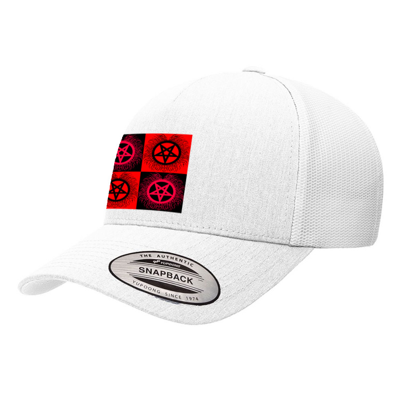 Black Metal Pentagramsblack Amp Red Yupoong Trucker Cap by SEANMCDONOUGH | Artistshot