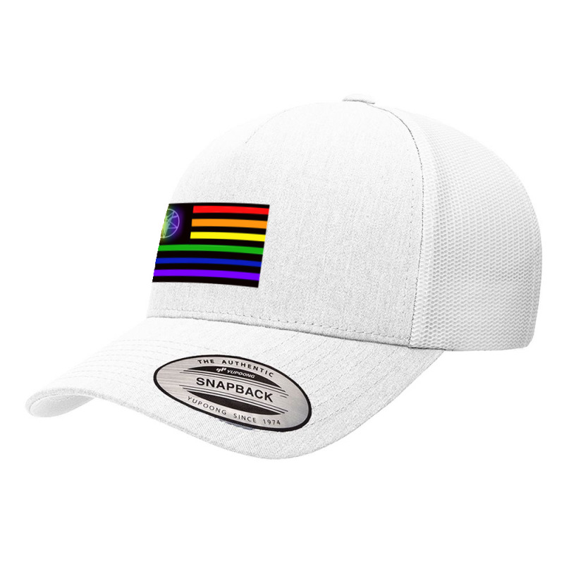 Satanic Temple Pride Flag Yupoong Trucker Cap by SEANMCDONOUGH | Artistshot