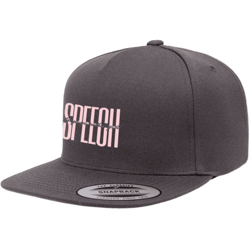 Speech Language Pathologist Overlay 5 panel snapback cap by cm-arts | Artistshot