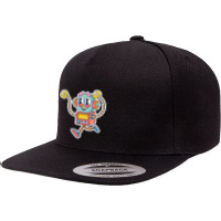 Robot Cartoon-jnxwo 5 Panel Snapback Cap | Artistshot