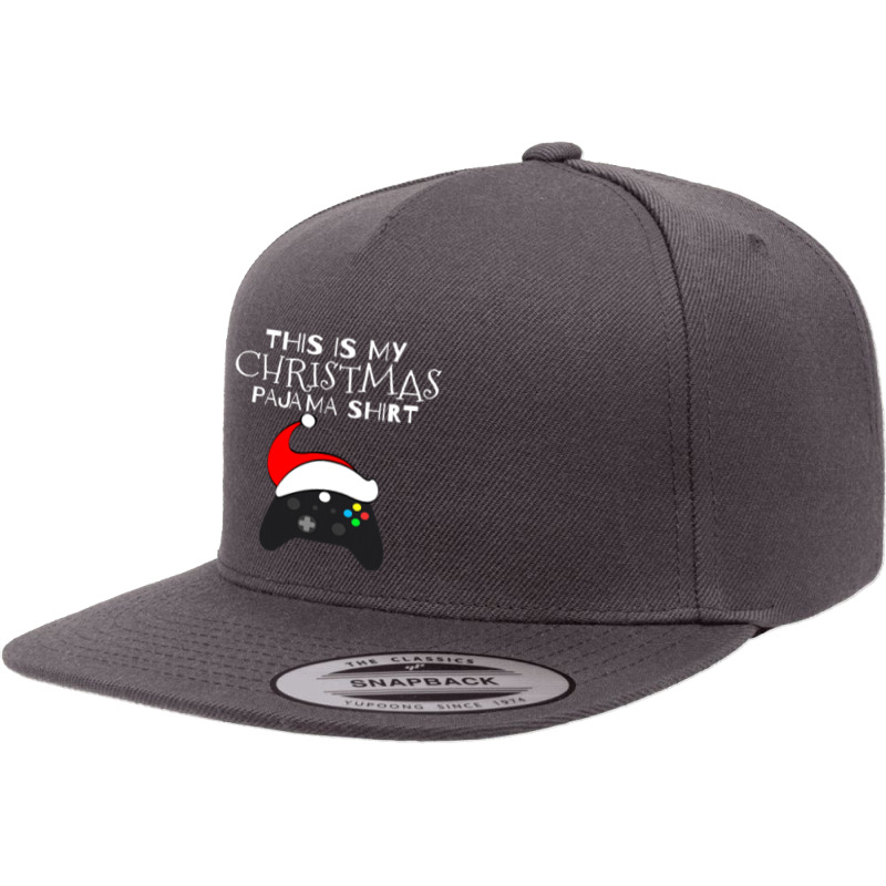 This Is My Christmas Pajama Funny Gamer 5 panel snapback cap by Marybeth890 | Artistshot