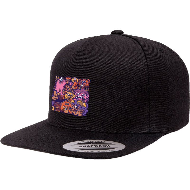 Sweet Home 5 panel snapback cap by Jasetas | Artistshot