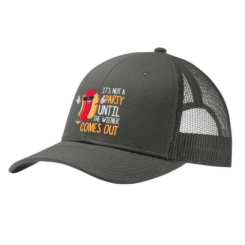 It's Not A Party Until The Wiener Comes Out Hot Dog Pa Trucker Cap by Konlasa6638 | Artistshot