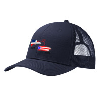 Half Puerto Rican Half Dominican Flag Map Combined Pr Rd T Shirt Pa Trucker Cap | Artistshot