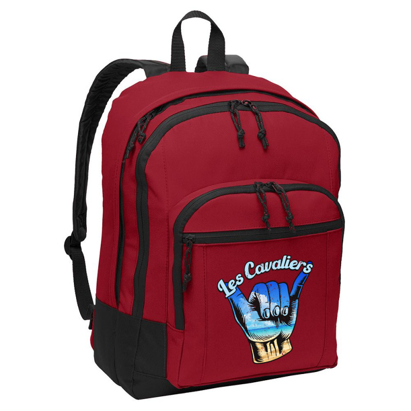 Les Cavaliers, Les Cavaliers Surf, Les Cavaliers Shaka, The Les Cavali Basic Backpack | Artistshot