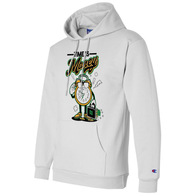 Time Is Money Champion Hoodie by New Nice Shirt | Artistshot