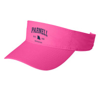 Parnell Missouri Mo Vintage Athletic Navy Sports Design Fashion Visor | Artistshot