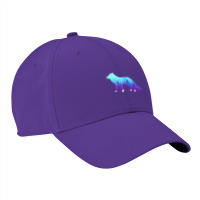 Arctic Fox Design With Landscape   Animal Print Arctic Fox T Shirt Nike Dri-fit Cap | Artistshot