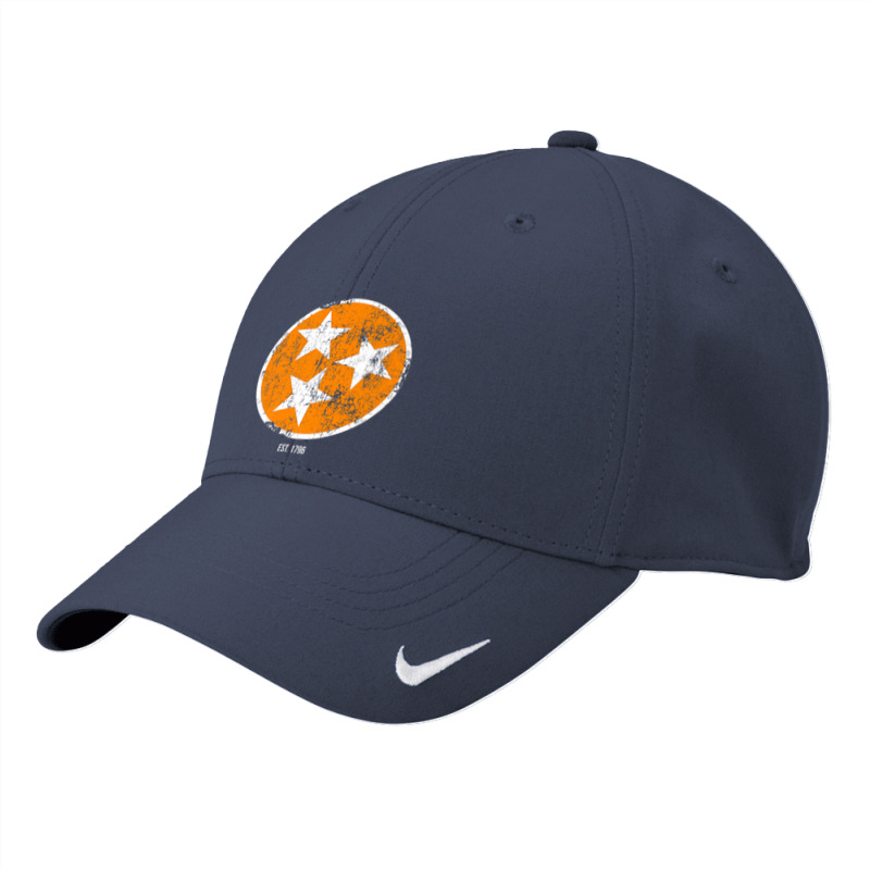 Tennessee Shirt State Flag Orange & White Vintage Est. 1796 Nike Dri-FIT Cap by cm-arts | Artistshot