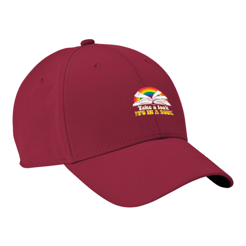 Love Reading Love Rainbows Gift Retro Rainbow Nike Dri-FIT Cap by cm-arts | Artistshot