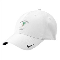 Womens Marco Island Florida Colorful Palm Tree Retro Novelty Art V Nec Nike Dri-fit Cap | Artistshot