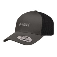 The Beat Goes On..heartbeat Rehab After Surgery Heart Op Retro Trucker Cap | Artistshot