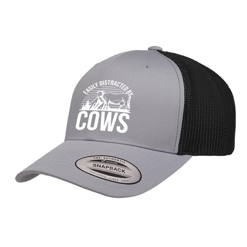 Farm Animal Pet Cow Retro Trucker Cap by cm-arts | Artistshot