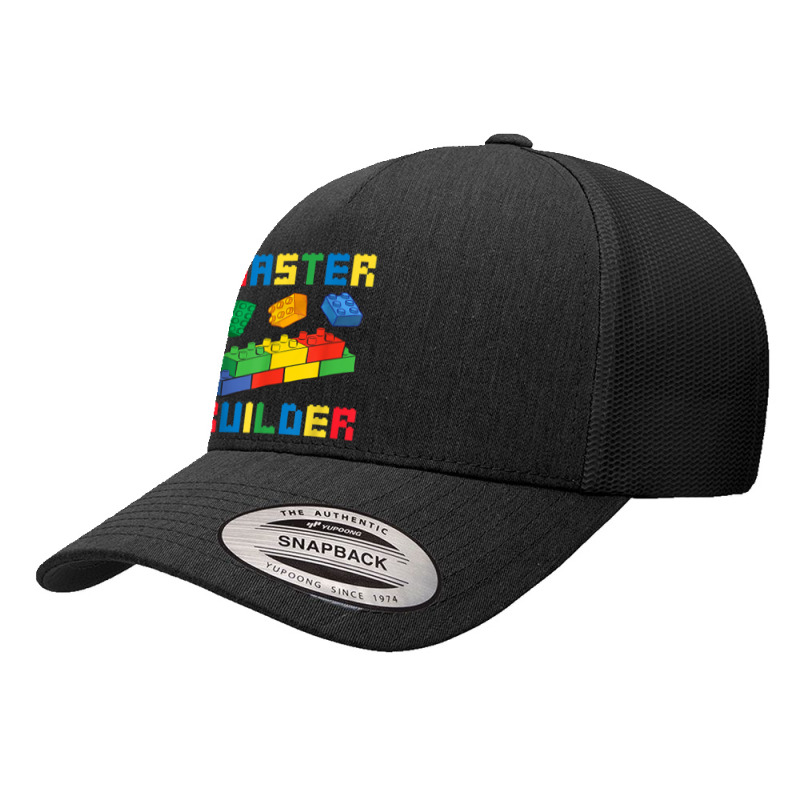 Brick Builder Funny Blocks Building Master Builder Toys Kids T Shirt Yupoong Trucker Cap | Artistshot