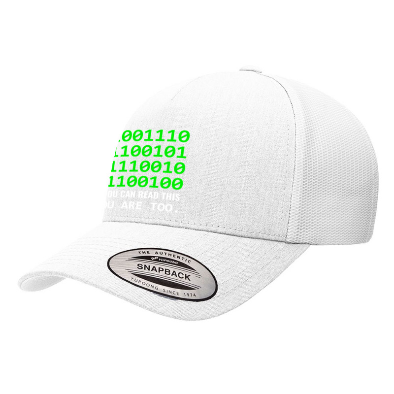 Nerd Computer Binary Code For Developer Geeks & Admins Yupoong Trucker Cap | Artistshot