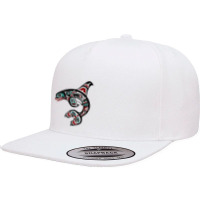 Orca Killer Whale Pacific Alaska Native American Indian Clan 5 Panel Snapback Cap | Artistshot