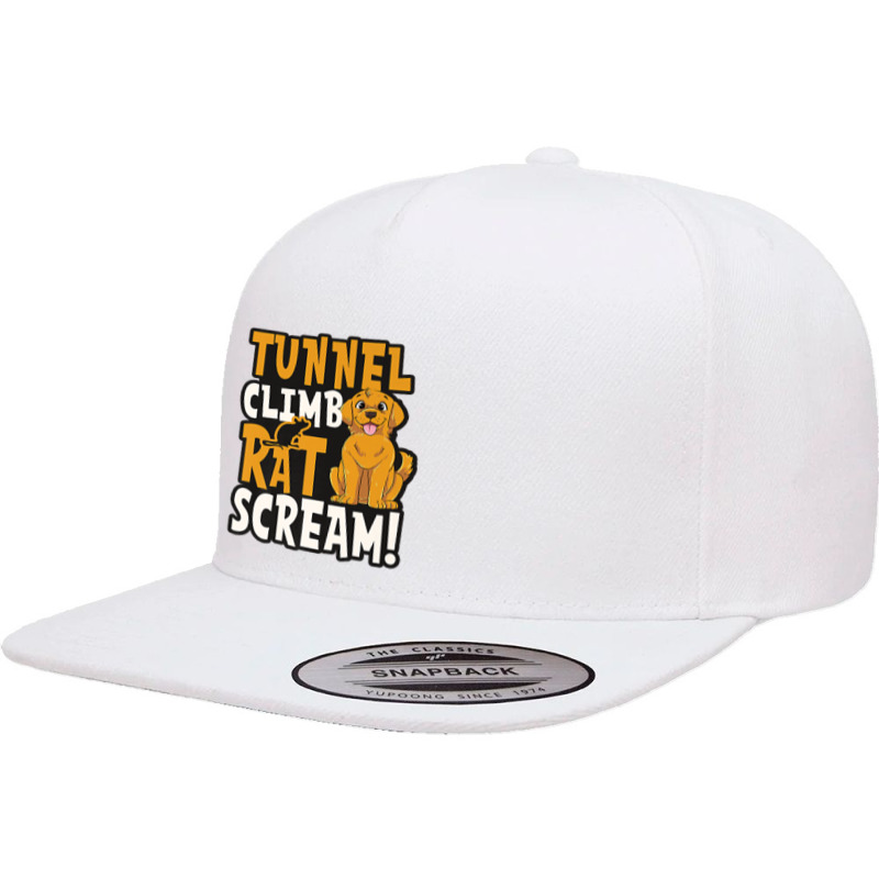 Tunnel Climb Rat Scream Design Barn Hunt Premium T Shirt 5 panel snapback cap by cm-arts | Artistshot