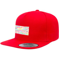 Malayalam Word Cloud 5 Panel Snapback Cap | Artistshot