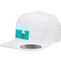 Sailing In The Ocean 5 Panel Snapback Cap | Artistshot