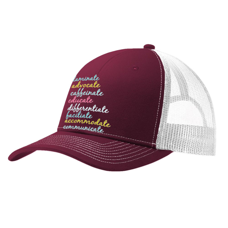 Special Education Teacher Laminate Advocate Caffeinate T Shirt Pa Trucker Cap by cm-arts | Artistshot