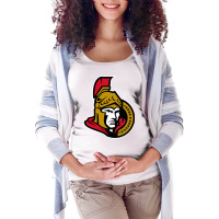 The-ottawa-lady-senators-pen Maternity Scoop Neck T-shirt | Artistshot