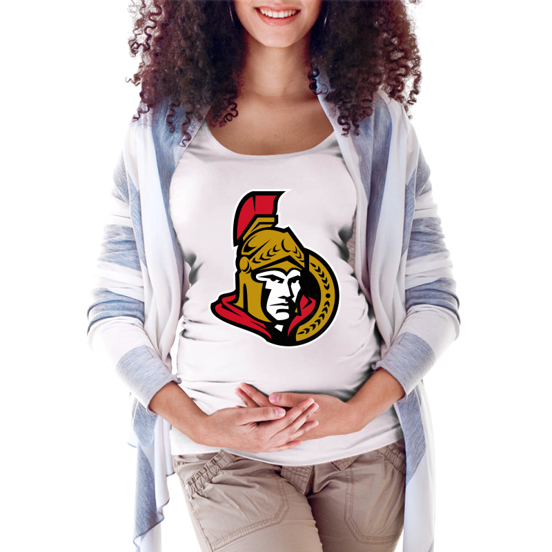 The-ottawa-lady-senators-pen Maternity Scoop Neck T-shirt by bispo | Artistshot