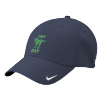 International Dot Day Green Polka Dot T Rex Dinosaur Kids Nike Dri-fit Cap | Artistshot