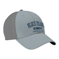 Block Island Rhode Island Ri Vintage Athletic Sports Design Nike Dri-fit Cap | Artistshot